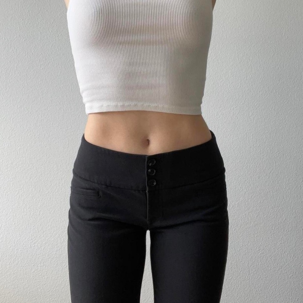 Y2k stretchy dress pants